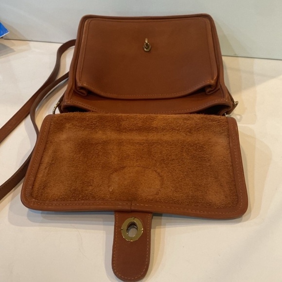 Coach Brown and Gold Crossbody Bag - Picture 14 of 16